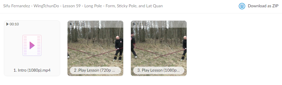 WingTchunDo - Lesson 59 - Long Pole - Form, Chi Quan (Sticky Pole), and Lat Quan