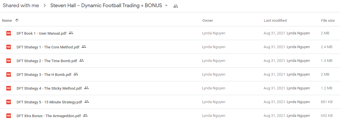  Steven Hall – Dynamic Football Trading + BONUS