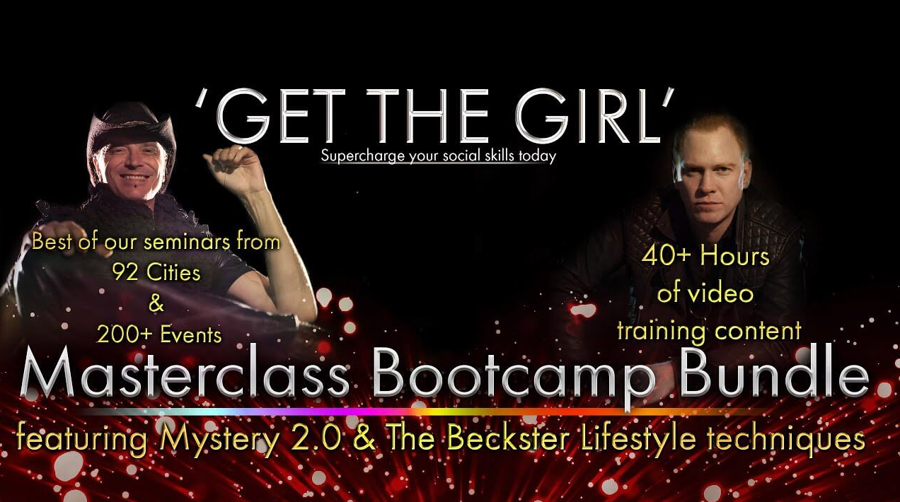  Masterclass Bootcamp Bundle – Mystery 2.0 & The Beckster Lifestyle Techniques 